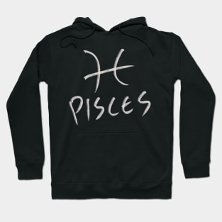 Hand Drawn Pisces Zodiac Signs Hoodie